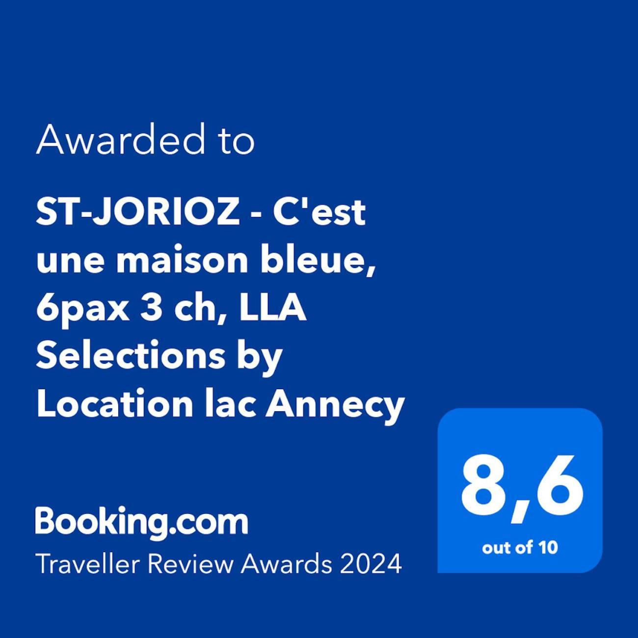 St-Jorioz - C'Est Une Maison Bleue, 6Pax 3 Ch, Lla Selections By Location Lac Annecy Saint-Jorioz Luaran gambar